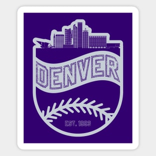 Denver Baseball 01 Magnet